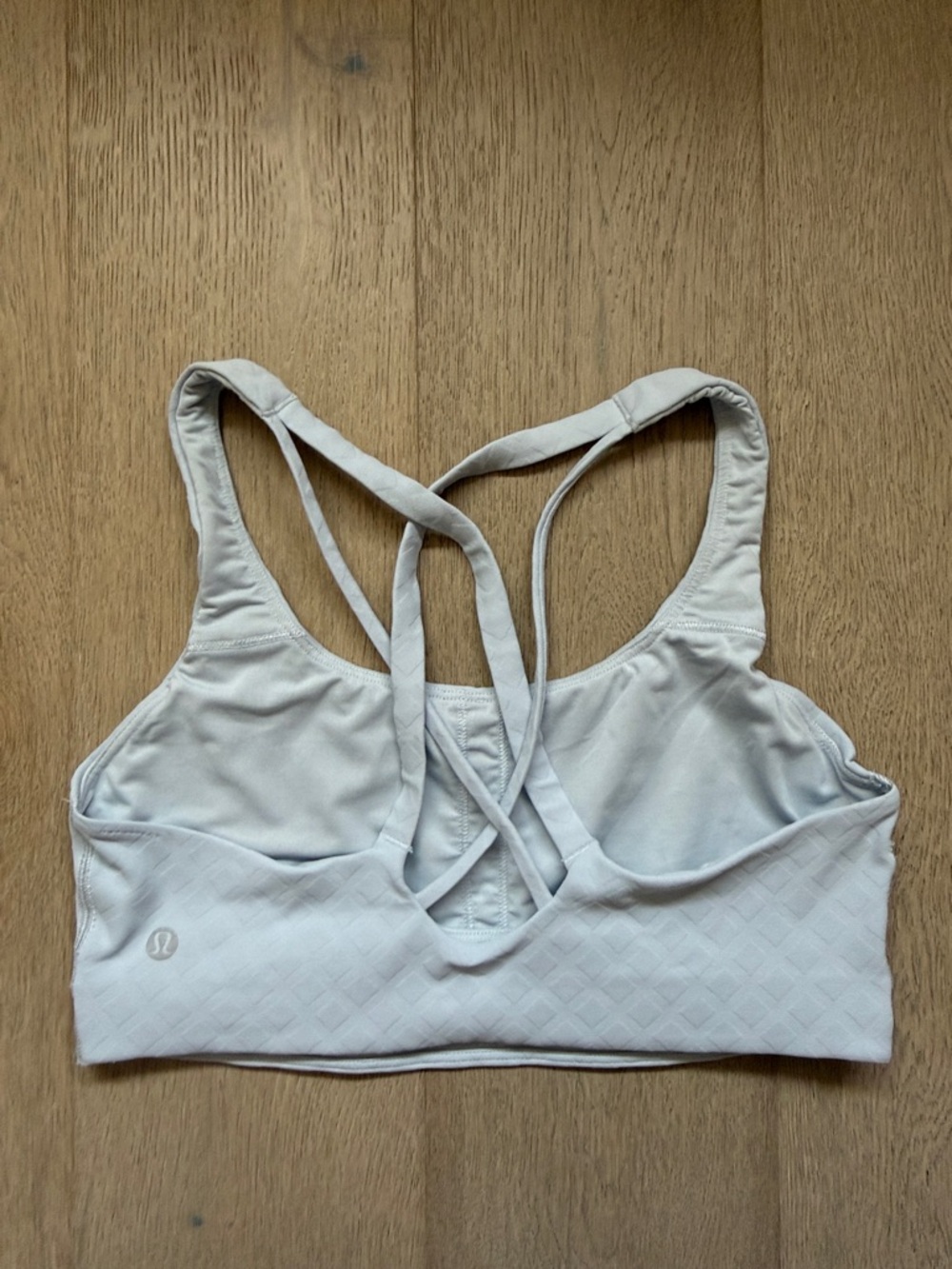 EUC energy jacquard bra *evolve trace texture starch blue size small lululemon - Picture 5 of 16